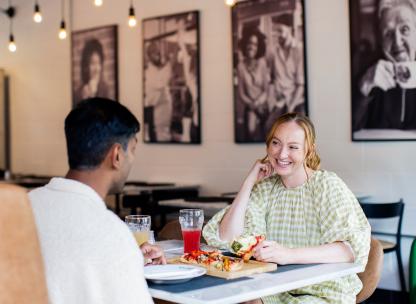 Signorelis Deli Couple Dining